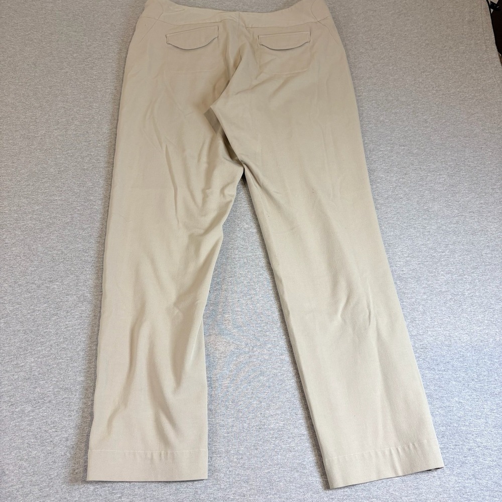 Columbia GRT‎ Pants Womens 14 Beige Stretch Zipper Pockets Hiking Khaki - Picture 4 of 7